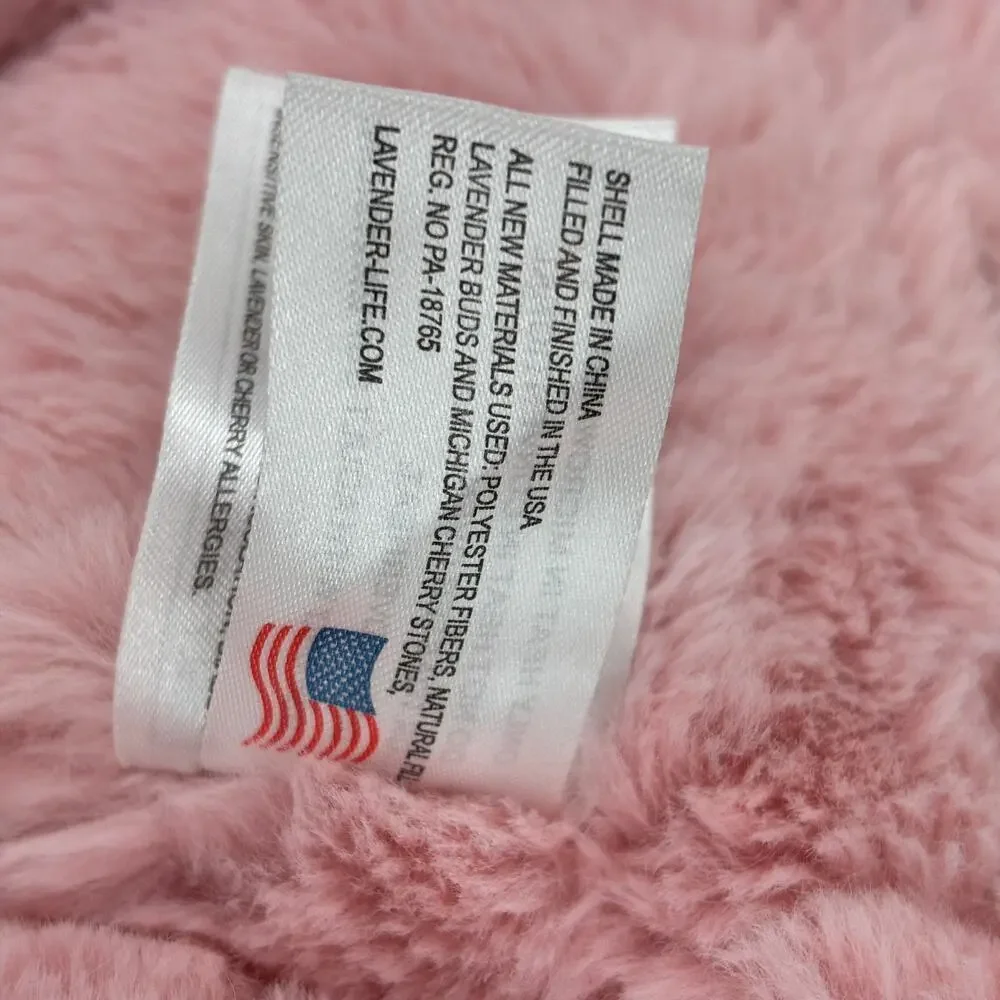 Xander Dog Plush Lavender Life Puppy‎ Pink Floppy Aromatherapy Microwavable 13